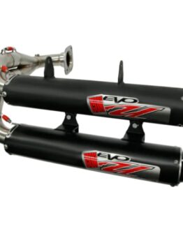 Big Gun EVO U Series Dual Slip-On Exhaust Black Fits 19-22 Honda Talon 1000R/X