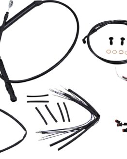 Extended Black Control Cable Kit for 16" Gorilla Bars