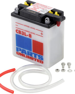 Parts Unlimited Heavy-Duty 12V Battery Kit YB3L-B