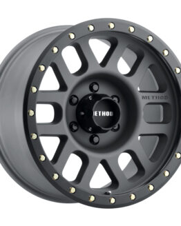 MR309 Grid 17x8.5 0mm Offset 6x5.5 108mm CB Titanium/Black Street Loc Wheel