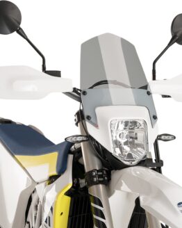 Puig Naked New Gen Smoke Windshield For 16-24 Husqvarna 701 Enduro/Supermoto