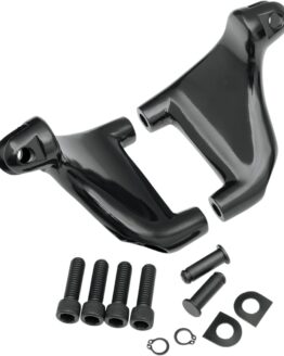 Drag Specialties Passenger Peg Mount Kit Black XL 04-13