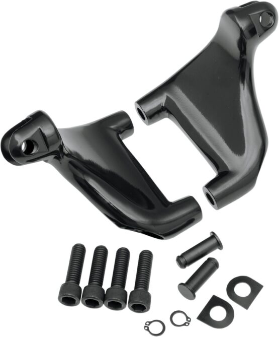 Drag Specialties Passenger Peg Mount Kit Black XL 04-13