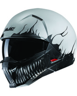 Black/White i20 Scraw Street Helmet - XL