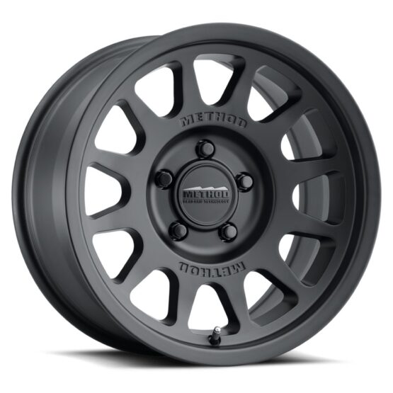 MR703 17x8.5 +35mm Offset 5x150 110.5mm CB Matte Black Wheel - Image 2