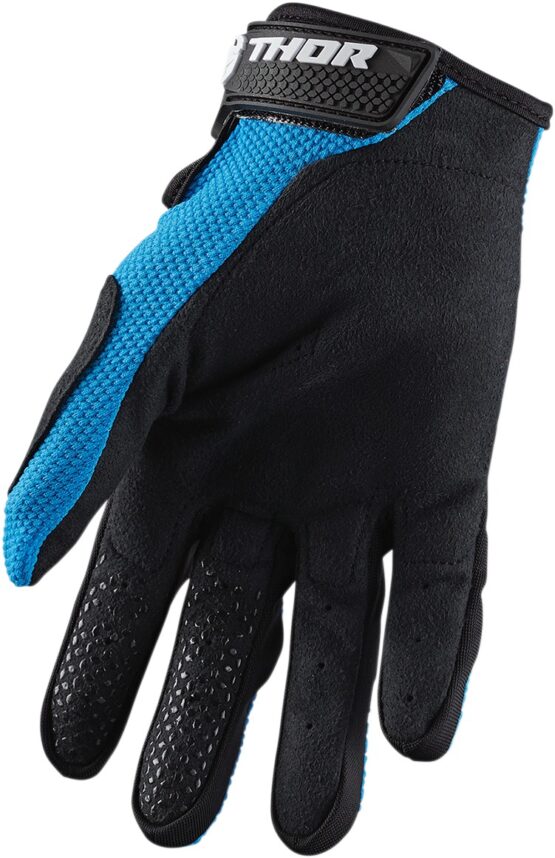 Thor Youth Sector Gloves Large Blue Black Unisex - Image 2