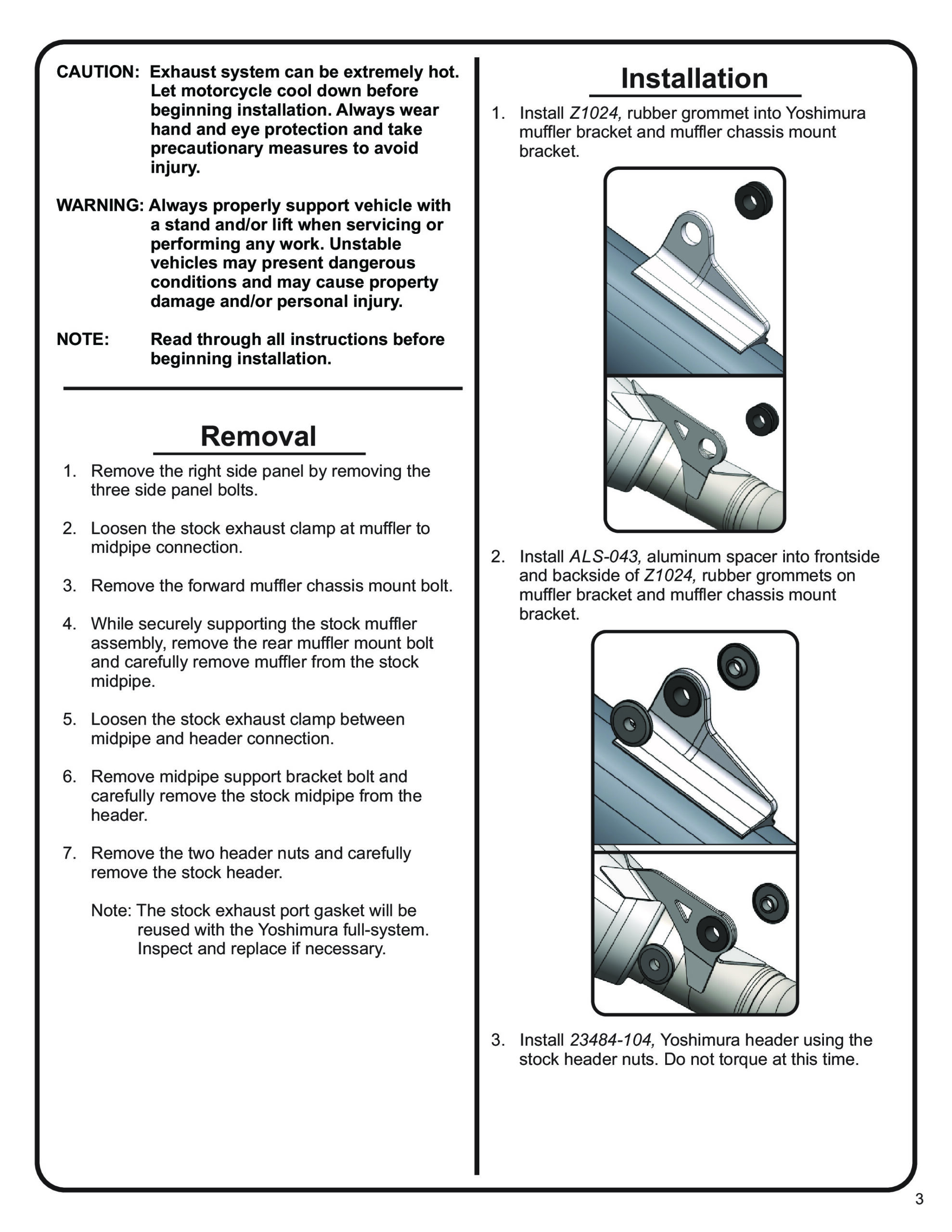 Yoshimura RS-12 Full Exhaust System For Yamaha YZ450F/FX 23-24 - Image 4