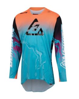 23 Elite Fusion Jersey Astana/Orange/Rhodamine - XL