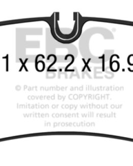 Yellowstuff Rear Brake Pads