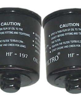 HF197 Oil Filter - Black - 2 Pack