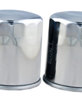 HF303C Oil Filter - Chrome - 2 Pack