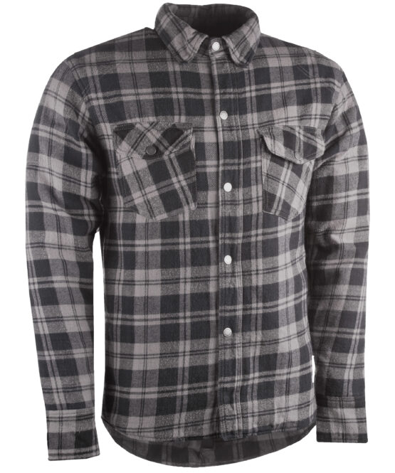 Highway 21 Marksman Flannel Black/Grey Large Men's Riding Shirt