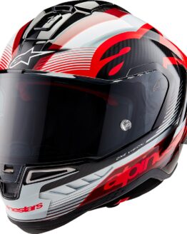 Alpinestars Supertech R10 Team Helmet Black/Red/White Large