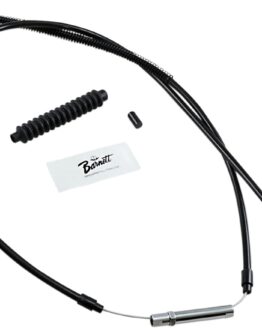 Barnett High-Efficiency Black Vinyl Clutch Cable +6in For Softail Models