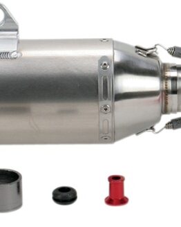 Yoshimura RS2 Aluminum Slip-On Exhaust Silver Fits LTZ400 KFX400 DVX400