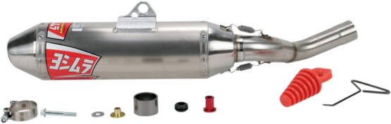 Yoshimura RS2 Aluminum Slip-On Exhaust Silver Fits LTZ400 KFX400 DVX400