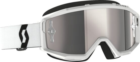 Scott Primal Goggles White Silver Chrome Lens Small Frame