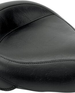 Vintage Smooth Vinyl Solo Seat - Black