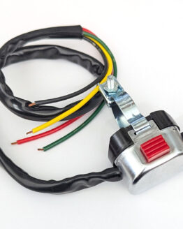 Custom Chrome Handlebar Light & Horn Switch - 1" Harley Davidson