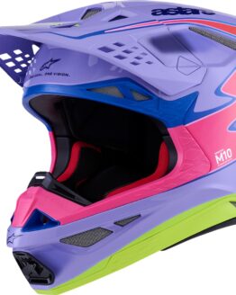 Alpinestars Supertech M10 Jett Lawrence R01 Helmet M Purple Pink Yellow