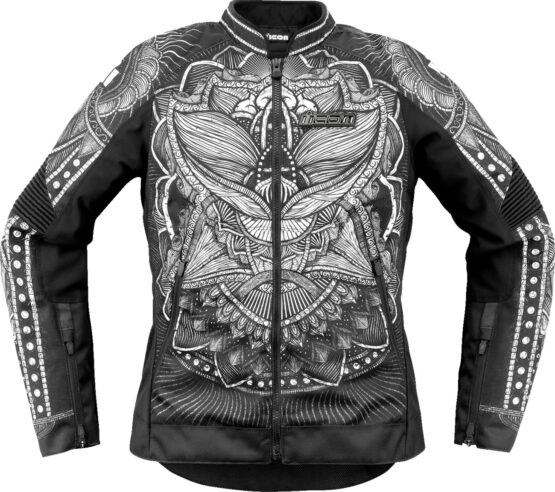 ICON Women's Overlord3 Noble Jacket XL Gray/Black/White