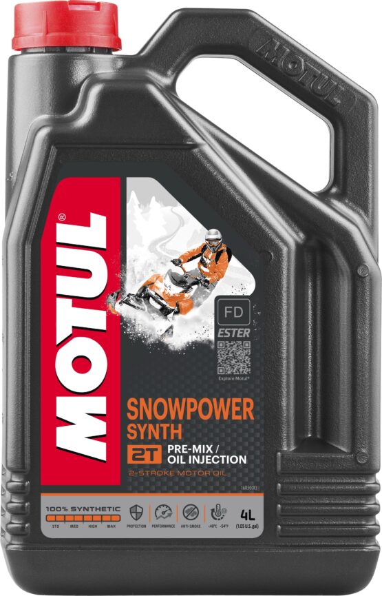 Motul Snowpower 2T Synthetic Engine Oil 4L