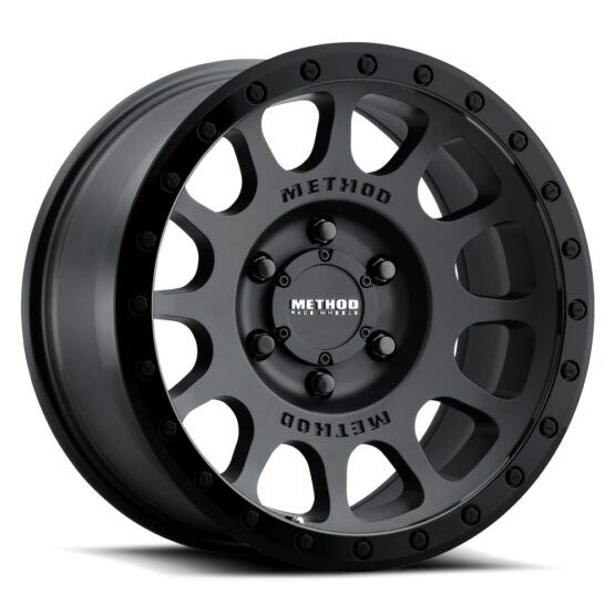 MR305 NV 17x8.5 0mm Offset 8x6.5 130.81mm CB Matte Black/Gloss Black Wheel - Image 2