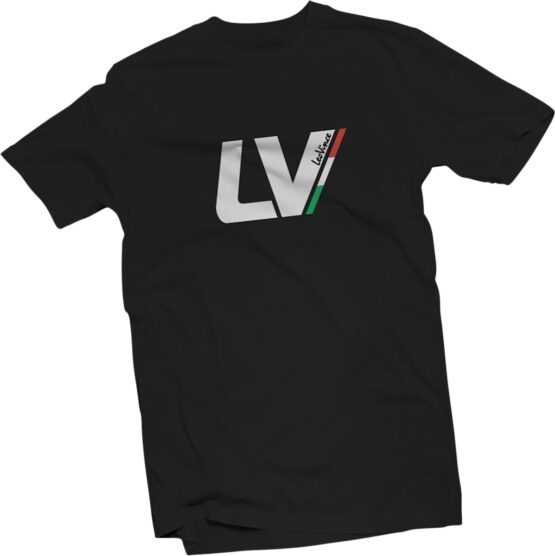 Leovince Men's T-Shirt Black/White XL