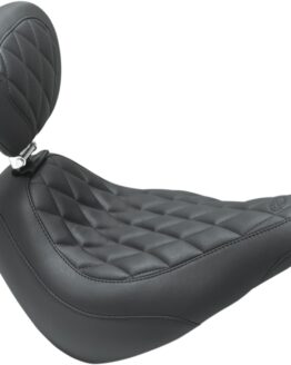 Tripper Diamond  Wide Solo Seat w/Backrest