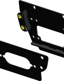KFI Winch Mount Black Steel For 20-23 Kawasaki Teryx KRX1000/4