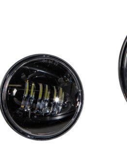 HardDrive LED Headlight and Passing Lamp Set Black