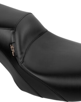 Le Pera Outcast Daddy Long Legs 2-Up Seat Plain Black Harley FLH/FLT 23-24