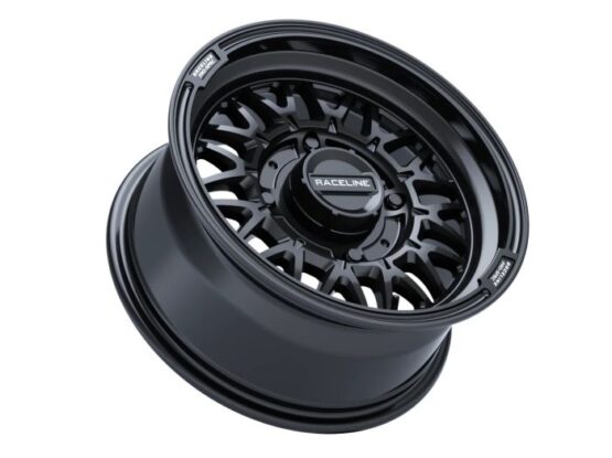 Raceline Omega 15x10 Gloss Black Wheel 4x156 0mm For ATV/UTV - Image 2