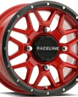 Raceline Krank Red 15x7 4x156 +10mm ATV/UTV Wheel