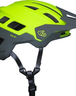 6D ATB-2T Ascent Bicycle Helmet XS/S Fluorescent Yellow Gray Matte