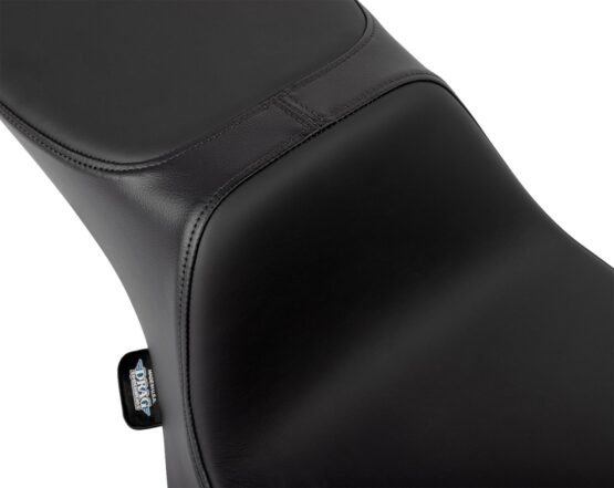 Drag Specialties Predator 2-Up Seat Extended Reach Smooth Black For FLHX FLTR 23-24 - Image 2