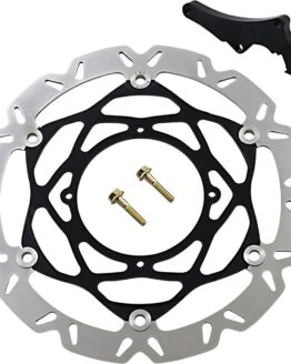 Contour Solid Front Oversized Brake Rotor Kit 320mm - Black