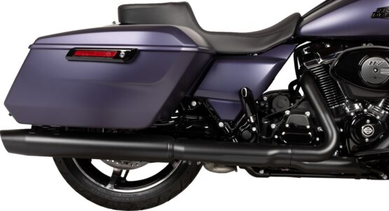 Drag Specialties Predator 2-Up Seat Extended Reach Smooth Black For FLHX FLTR 23-24 - Image 3