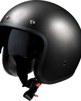 Saturn Open Face Street Helmet Gray/Silver 2X-Large