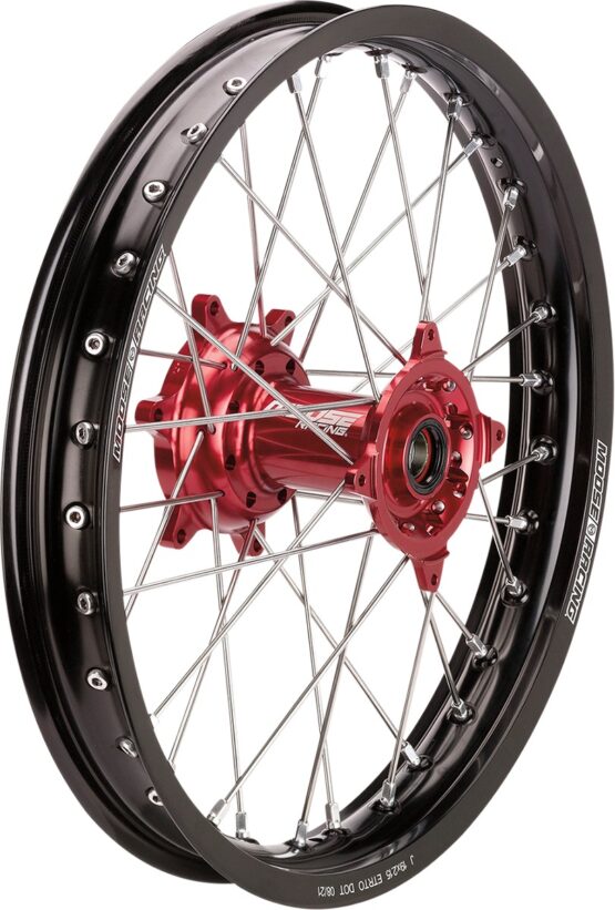 SX-1 Black Red Complete Rear Wheel 2.15x19
