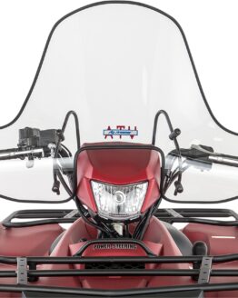 Big Country ATV Quick Release Windshield 16-3/4" High w/ Headlight Cutout