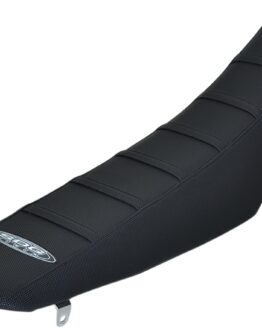 6-Rib Water Resistant Seat Cover - Black