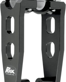 ROX Elite Pivoting Handlebar Risers 5 Inch Black for 7/8 and 1-1/8 Bars