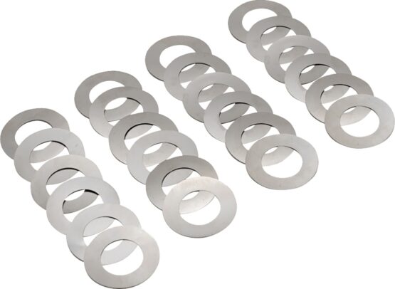 Feuling Rocker Shaft Shims 0.005in M8 24 Pack For Harley-Davidson