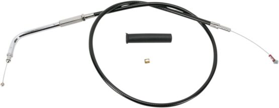 Drag Specialties Black Vinyl Idle Cable 32-3/4in For Harley-Davidson