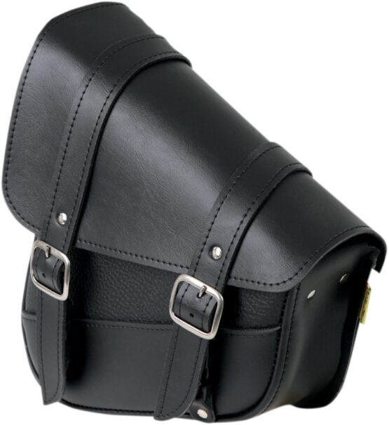 Willie & Max Revolution Swingarm Saddlebags Black Synthetic Leather