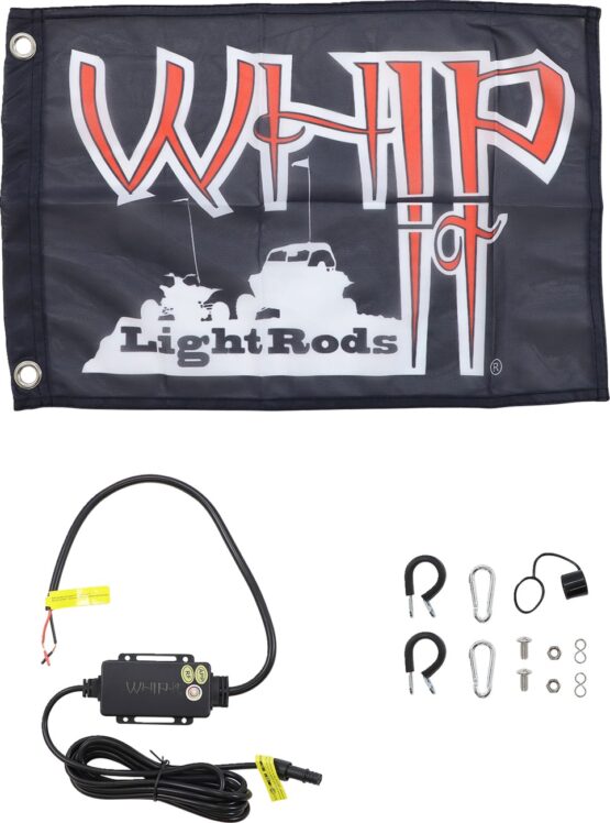 Whip It 5Ft Black Bluetooth RGB Chase Light Rod - Image 2