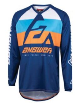 23 Syncron CC Jersey Blue/Orange/Black Youth - Large