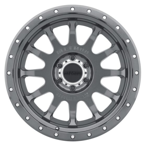 MR605 NV 20x10 -24mm Offset 6x135 87mm CB Gloss Titanium Wheel - Image 2