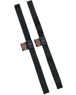 Black 1" X 18" SoftTye Soft Hook Tiedown Extension